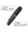 PORTAPLANOS PLASTICO LIDERPAPEL DIAMETRO 5 X 40 CM NO EXTENSIBLE NEGRO