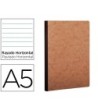 LIBRETA CLAIREFONTAINE AGE-BAG TAPA CARTULINA LOMO COSIDO RAYADO HO...