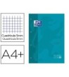 RECAMBIO COLOR 1 OXFORD DIN A4+ 80 HOJAS 90 GR CUADRICULA 5 MM TAPA...