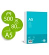 PAPEL LIDERPAPEL A5 80G/M2 PAQUETE DE 500 BLANCO