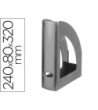 REVISTERO PLASTICO Q-CONNECT GRIS OPACO