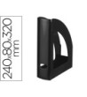 REVISTERO PLASTICO Q-CONNECT NEGRO OPACO