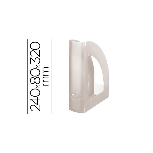 REVISTERO PLASTICO Q-CONNECT TRANSPARENTE