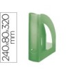REVISTERO PLASTICO Q-CONNECT VERDE KIWI TRANSLUCIDO