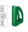 REVISTERO PLASTICO Q-CONNECT VERDE OPACO