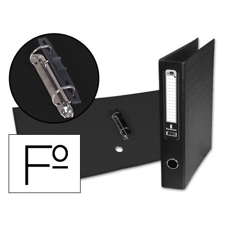CARPETA DE 2 ANILLAS 40MM MIXT AS LIDERPAPEL FOLIO FORRADO PAPERCOA...