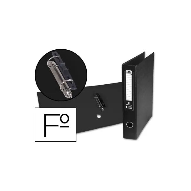 CARPETA DE 2 ANILLAS 40MM MIXT AS LIDERPAPEL FOLIO FORRADO PAPERCOA...