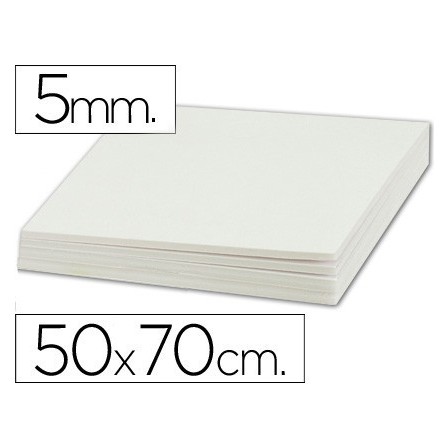 CARTON PLUMA LIDERPAPEL DOBLE CARA 50X70 CM ESPESOR 5 MM
