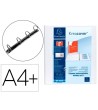 CARPETA EXACOMPTA CANGURO 4 ANILLAS 60 MM DIN A4+ CARTON FORRADO PO...