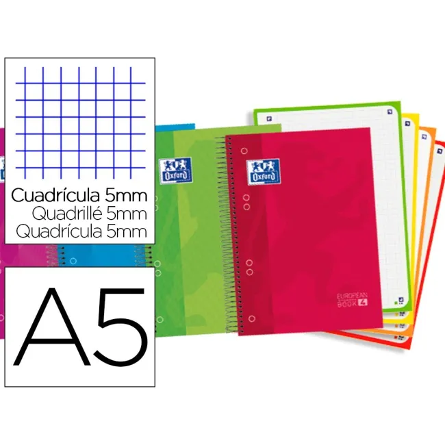 BLOC ESPIRAL OXFORD TAPA EXTRADURA OPTIK PAPER MICROPERFORADO DIN A...
