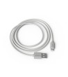 CABLE GROOVY USB 2.0 A APPLE LIGHTNING LONGITUD 1 METRO COLOR BLANCO