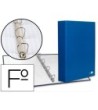 CARPETA DE 4 ANILLAS 40MM MIXTAS LIDERPAPEL FOLIO CARTON FORRADO PA...
