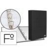 CARPETA DE 4 ANILLAS 40MM MIXTAS LIDERPAPEL FOLIO CARTON FORRADO PA...