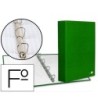 CARPETA DE 4 ANILLAS 40MM MIXTAS LIDERPAPEL FOLIO CARTON FORRADO PA...