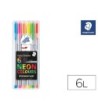 ROTULADOR STAEDTLER TRIPLUS NEON COLOURS ESTUCHE DE 6 UNIDADES COLO...