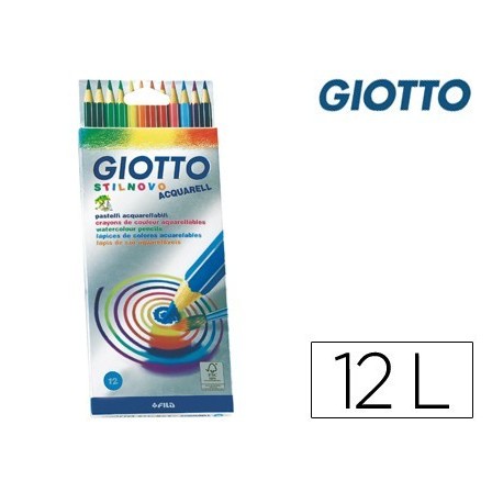 LAPICES DE COLORES GIOTTO STILNOVO ACUARELABLES CAJA DE 12 COLORES