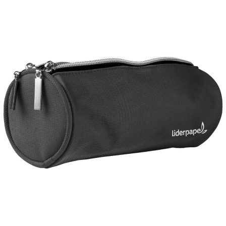 BOLSO ESCOLAR LIDERPAPEL PORTATODO CILINDRICO CON 2 CREMALLERAS NEG...