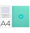 CUADERNO ESPIRAL LIDERPAPEL A4 MICRO ANTARTIK TAPA FORRADA 80H 90 G...
