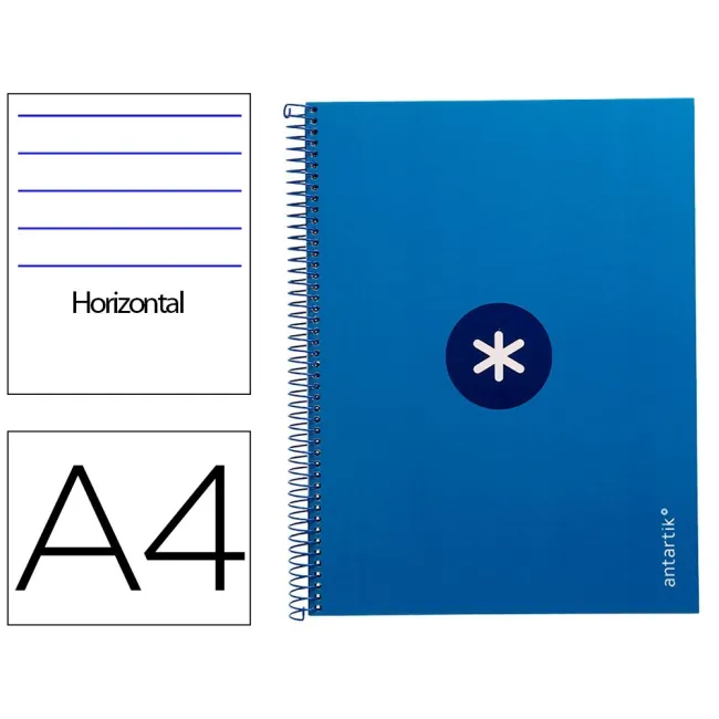 CUADERNO ESPIRAL LIDERPAPEL A4 MICRO ANTARTIK TAPA FORRADA80H 90 GR...