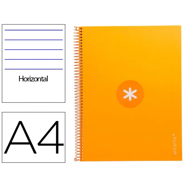 CUADERNO ESPIRAL LIDERPAPEL A4 MICRO ANTARTIK TAPA FORRADA80H 90 GR...