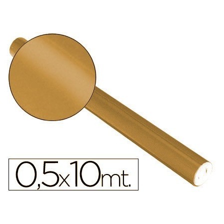 PAPEL METALIZADO COBRE ROLLO CONTINUO DE 0,5 X 10 MT