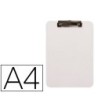 PORTANOTAS Q-CONNECT PLASTICO DIN A4 BLANCO 2,5MM