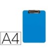 PORTANOTAS Q-CONNECT PLASTICO DIN A4 CELESTE 2,5MM