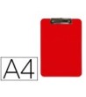 PORTANOTAS Q-CONNECT PLASTICO DIN A4 ROJO 2,5MM