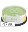DVD-R Q-CONNECT CAPACIDAD 4,7GB DURACION 120MIN VELOCIDAD 16X BOTE ...