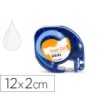 CINTA Q-CONNECT 12MM X 2MT NEGRO-BLANCO PARA ROPA PARA MAQUINA LETR...