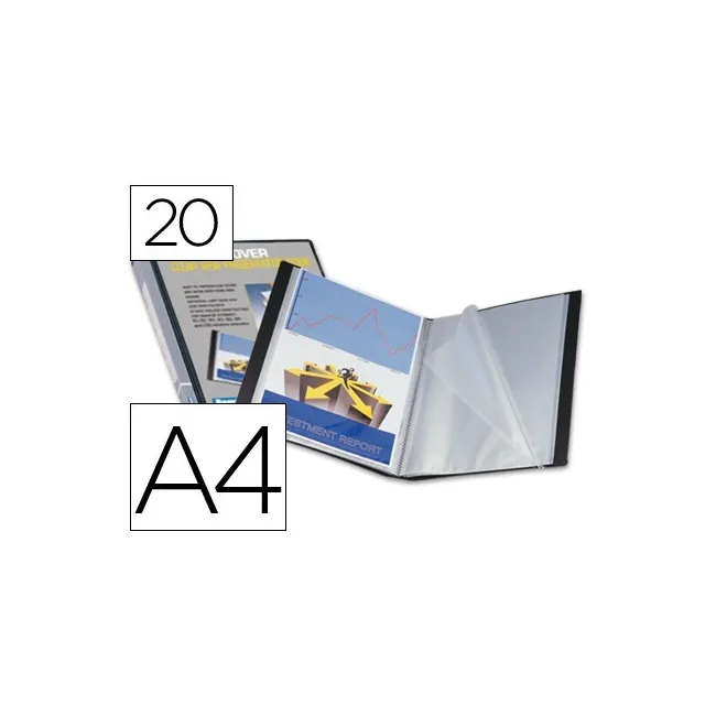 CARPETA LIDERPAPEL PERSONALIZA 37715 20 FUNDAS CANGURO POLIPROPILEN...