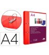 CARPETA LIDERPAPEL CANGURO 2 ANILLAS 40 MM MIXTAS POLIPROPILENO DIN...