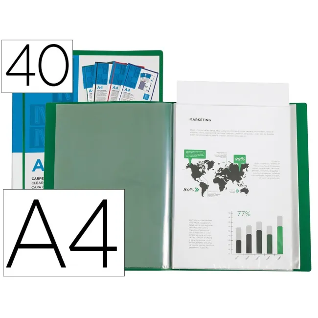 CARPETA LIDERPAPEL PERSONALIZA 20 FUNDAS CANGURO POLIPROPILENO DIN ...