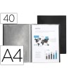 CARPETA LIDERPAPEL ESCAPARATE 37935 40 FUNDAS POLIPROPILENO DIN A4 ...