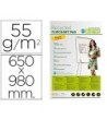 BLOC CONGRESO BI-OFFICE PAPEL RECICLADO 55 GRS 650X980 MM