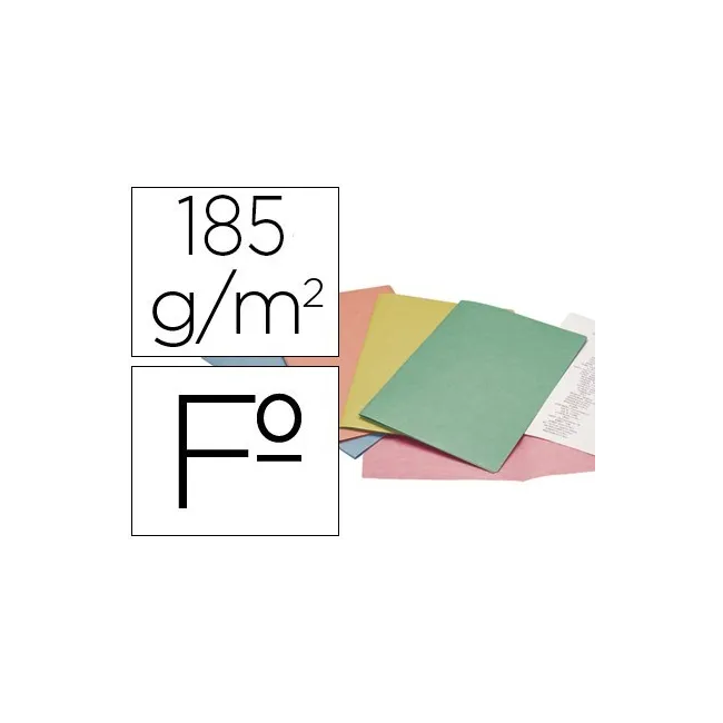 SUBCARPETA CARTULINA LIDERPAPEL FOLIO COLORES SURT PTE.DE 25 SDAS.R...