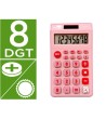 CALCULADORA LIDERPAPEL BOLSILLO XF12 8 DIGITOS SOLAR Y PILAS COLOR ...