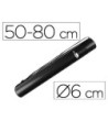 PORTAPLANOS PLASTICO LIDERPAPEL DIAMETRO 6 CM EXTENSIBLE HASTA 80 N...