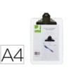 PORTANOTAS Q-CONNECT PLASTICO TRANSPARENTE DIN A4 4 MM