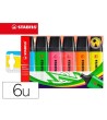ROTULADOR STABILO BOSS FLUORESCENTE 70 ESTUCHE DE 6 UNIDADES COLORE...