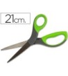 TIJERA Q-CONNECT MANGO CAUCHO 8" 21 CM BLISTER