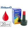TINTA TAMPON PELIKAN ROJO FRASCO DE 28 ML