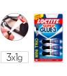 PEGAMENTO LOCTITE SUPER GLUE -3 1G BLISTES MINI TRIO