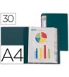 CARPETA LIDERPAPEL PERSONALIZA 37023 30 FUNDAS POLIPROPILENO DIN A4...