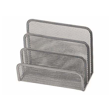 SOPORTE PARA CARTAS Q-CONNECT METALICO REJILLA GRIS 175X140X82 MM