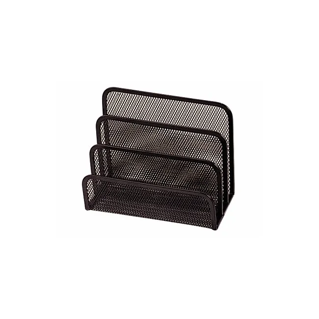 SOPORTE PARA CARTAS Q-CONNECT -METALICO REJILLA NEGRO -175X140X82 MM