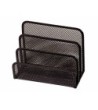 SOPORTE PARA CARTAS Q-CONNECT -METALICO REJILLA NEGRO -175X140X82 MM
