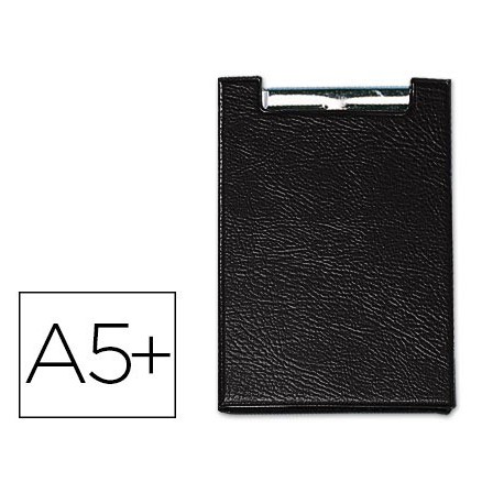 CARPETA SARO CON PINZA CUARTO PLASTICO NEGRO