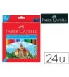 LAPICES DE COLORES FABER-CASTELL C/ 24 COLORES HEXAGONAL MADERA REF...