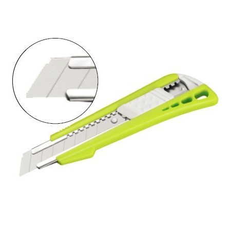 CUTER Q-CONNECT CUCHILLA ANCHA DE CERAMICA EN BLISTER